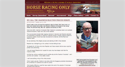 Desktop Screenshot of horseracingonly.com.au